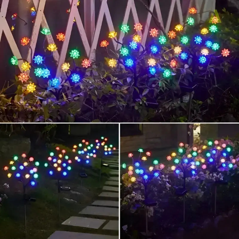 Luminária Solar para Jardim Flor de Cereja - Americo Store