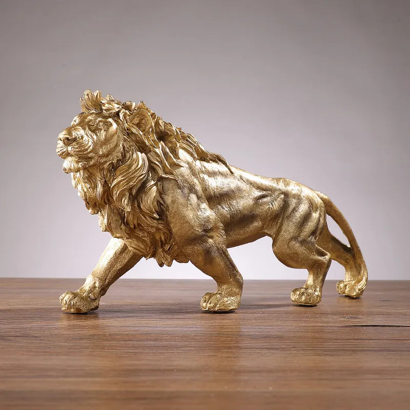 Escultura Golden Lion